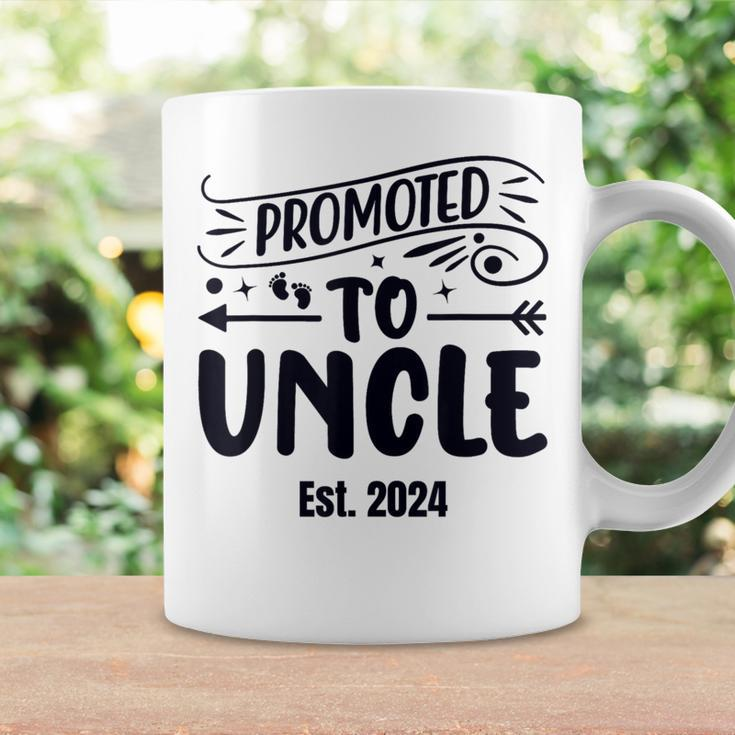 Promoted To Uncle 2024 Soon To Be Uncle Mens Coffee Mug Gifts ideas