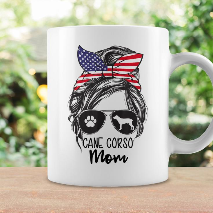 Proud Cane Corso Mom Messy Bun 4Th Of July Cane Corso Mom Coffee Mug Gifts ideas