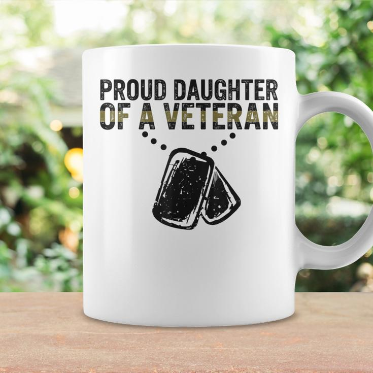 Proud Daughter Of A Veteran Dad Veterans Day Military Child Coffee Mug Gifts ideas