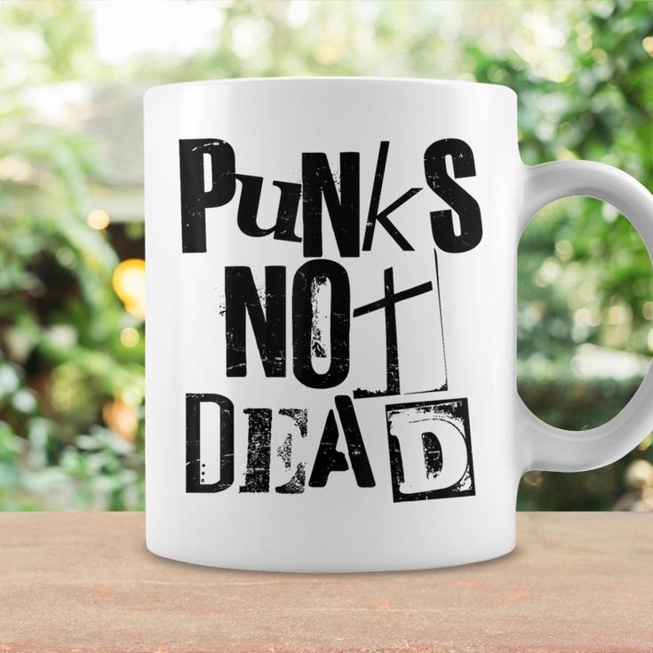 Punk Not Dead Vintage Grunge Punk Is Not Dead Rock Tassen Geschenkideen