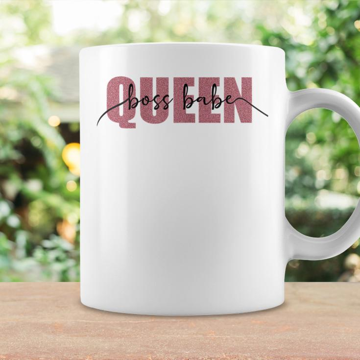 Queen Boss Babe Rose Pink Successful And Proud Female Coffee Mug Gifts ideas