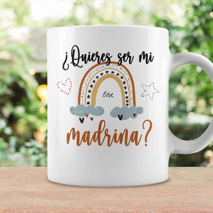 Quieres Ser Mi Madrina Godchild Niño Diciendo Mejor Madrina Taza de café Ideas de regalos