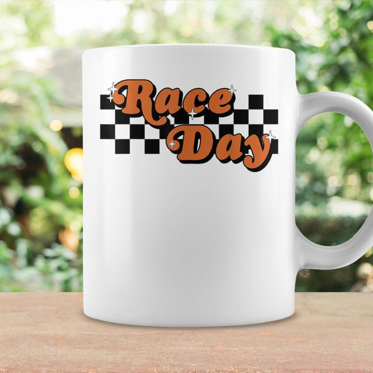 Race Day Checkered Flag Racing Driver Cheer Mama Coffee Mug Gifts ideas
