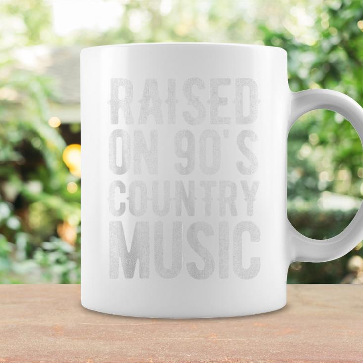 Raised On 90'S Country Music Distressed Classic Retro Coffee Mug Gifts ideas