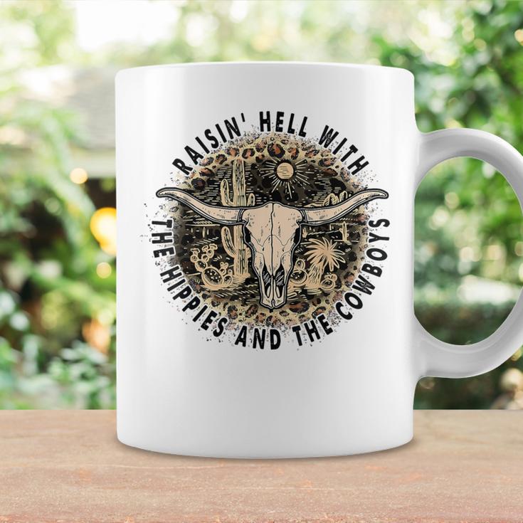 Raisin' Hell With The Hippies And The Cowboys Coffee Mug Gifts ideas