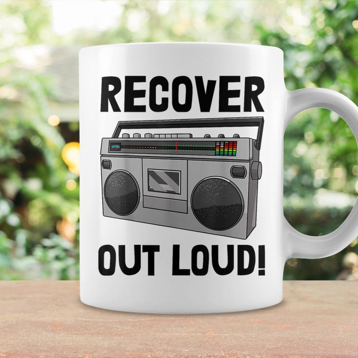 Recover Out Loud Vintage Style Tape Recorder Coffee Mug Gifts ideas