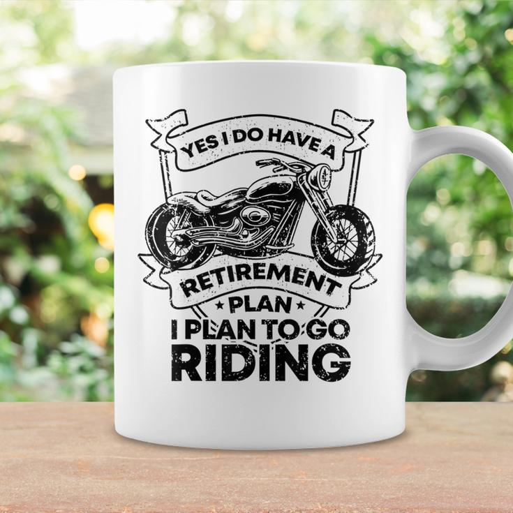 Retirement Plan Riding Motorcycle Lovers Riders Biker Coffee Mug Gifts ideas