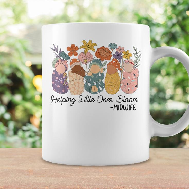 Retro Groovy Helping Little Ones Bloom Babies Flower Midwife Coffee Mug Gifts ideas