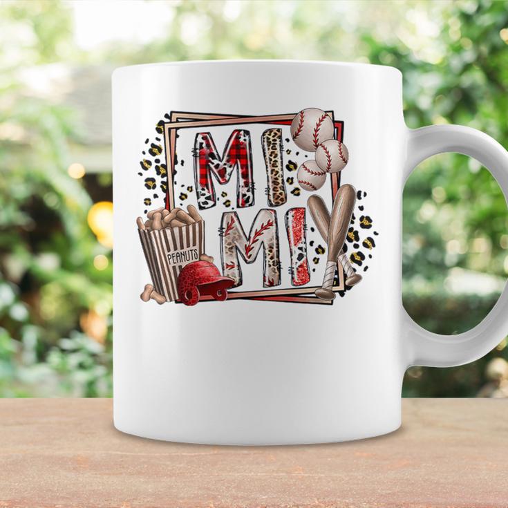 Retro Leopard Baseball Mimi Baseball Lover Coffee Mug Gifts ideas