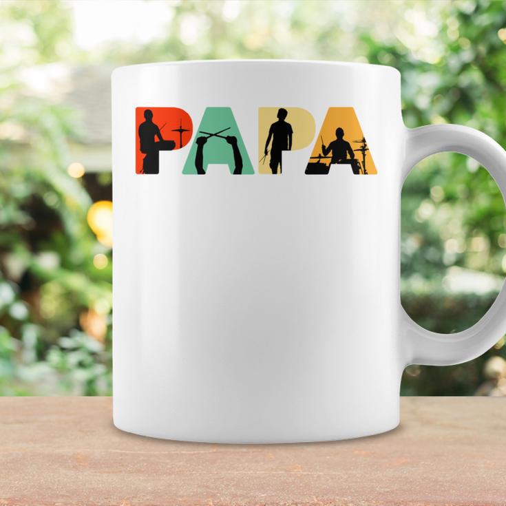 Retro Schlagzeug Papa Lustig Papa Schlagzeuger Tassen Geschenkideen