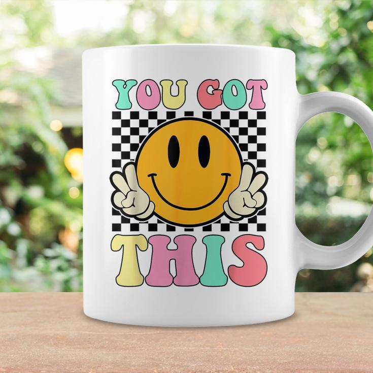 You Got This Retro Smile Motivational Testing Day Teacher Coffee Mug Gifts ideas