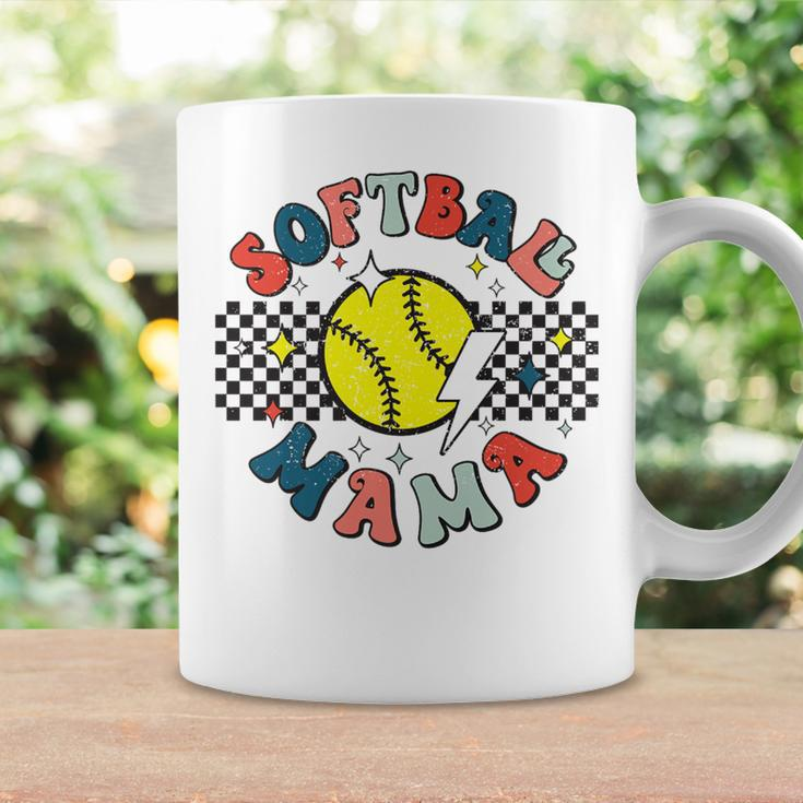 Retro Softball Mama Softball Sports Mom Travel Ball Coffee Mug Gifts ideas