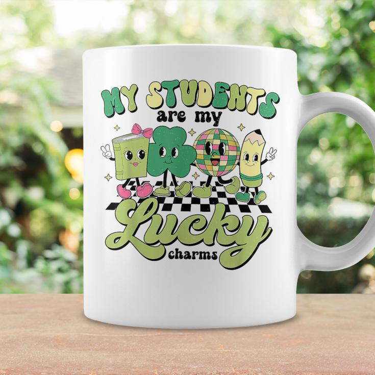 Retro My Students Are My Lucky Charms Disco Ball Teacher Coffee Mug Gifts ideas