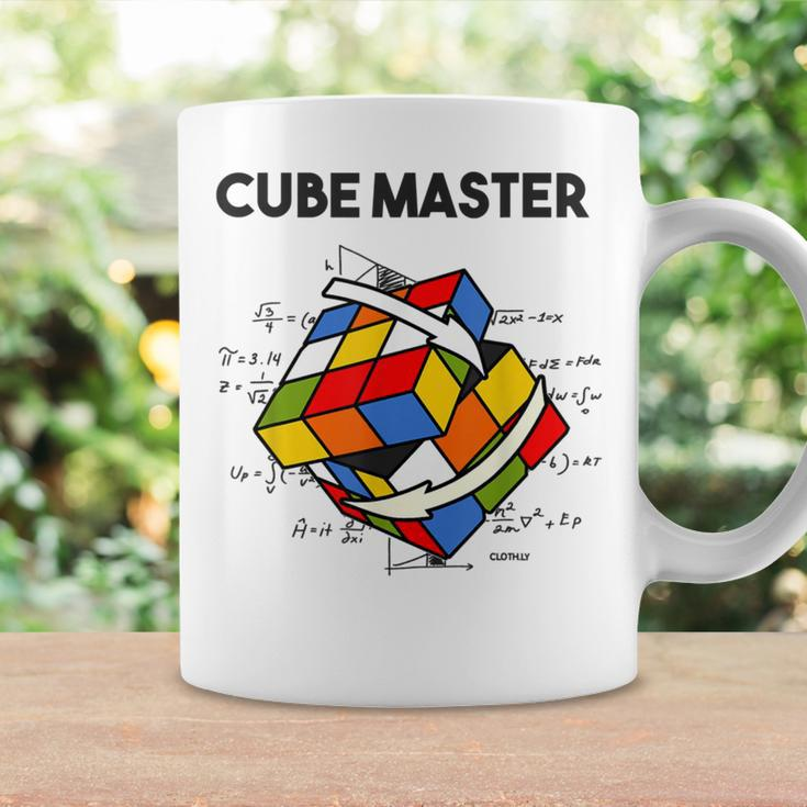 Rubik's Cube Magic Cube Retro Rubi Vintage Nerd White Tassen Geschenkideen