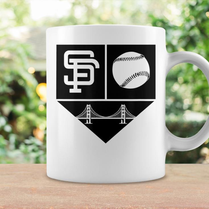 San Francisco Baseball Skyline Retro Game Day Giant Coffee Mug Gifts ideas