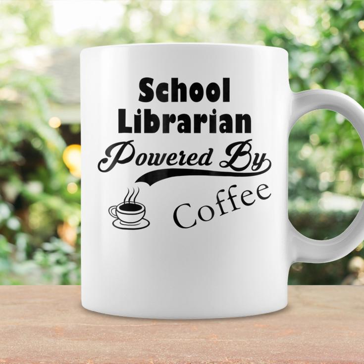 School Librarian Powered By Coffee Quote Coffee Mug Gifts ideas
