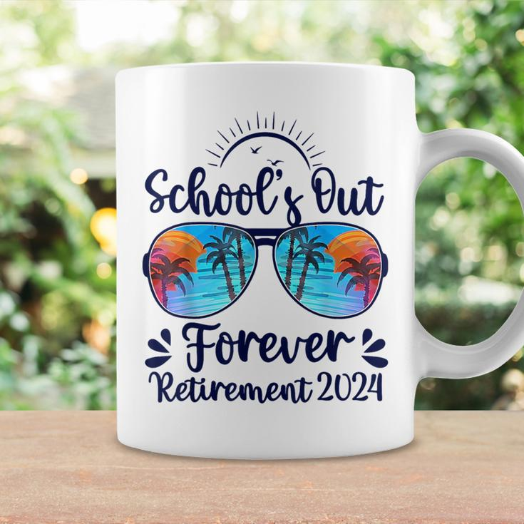School's Out Forever Retired 2024 Teacher Retirement Coffee Mug Gifts ideas