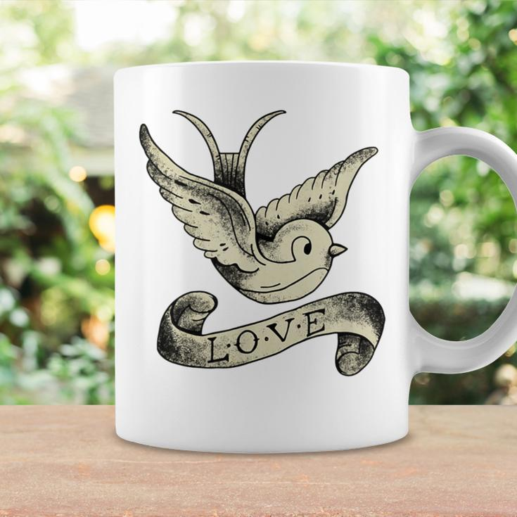 Schwalbe Vintage Bird Tattoo Love Women's Men Coffee Mug Gifts ideas