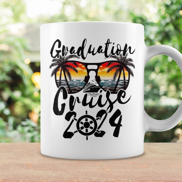 Senior Graduation Trip Cruise 2024 Retro Ship Party Cruise Coffee Mug Gifts ideas
