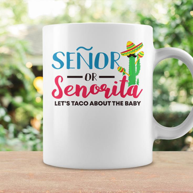 Senor Or Senorita Mexican Gender Reveal Baby Shower Coffee Mug Gifts ideas