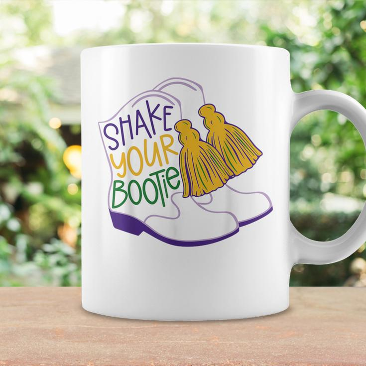 Shake Your Bootie Mardi Gras Bead Boot Carnival Celebration Coffee Mug Gifts ideas