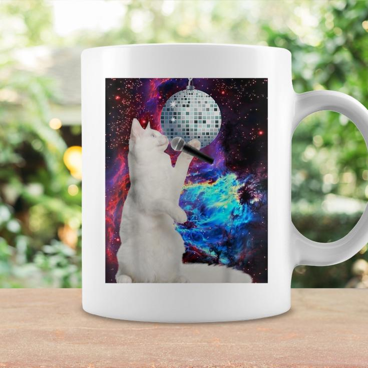 Singing Disco Cat In Space For Cat Lovers Coffee Mug Gifts ideas