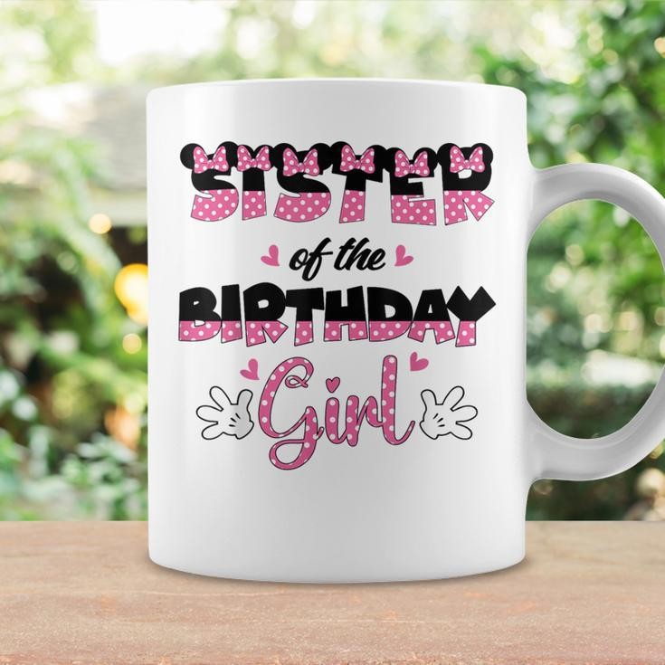Sister Of The Birthday Girl Mouse Family Matching Coffee Mug Gifts ideas