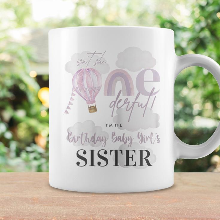 Sister Hot Air Balloon 1St Birthday Girl Isn't She Onederful Coffee Mug Gifts ideas