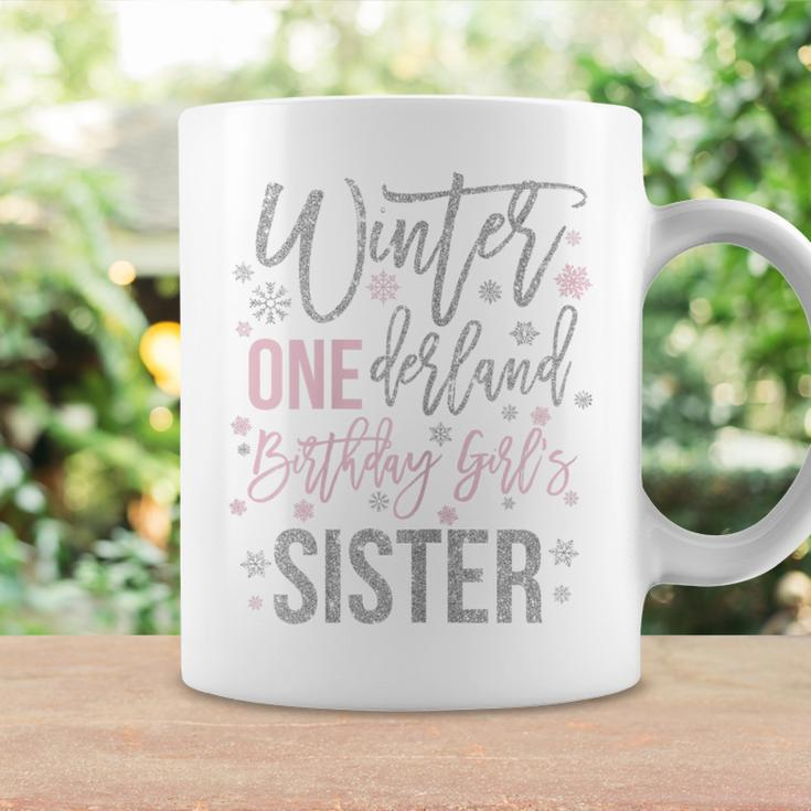 Sister Pink Winter Onederland 1St Birthday Snowflake Group Coffee Mug Gifts ideas