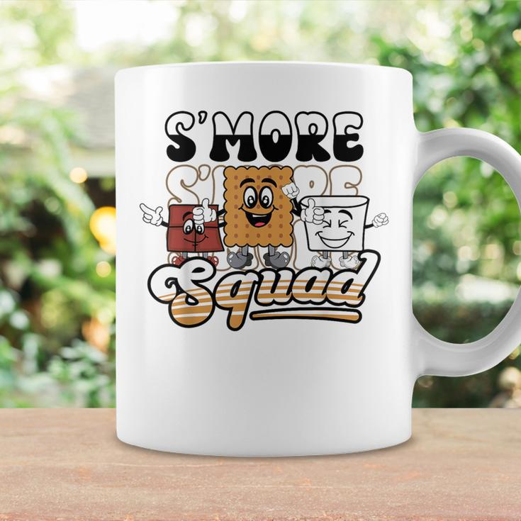 Smores Squad Marshmallow Camping Crew Campfire Matching Coffee Mug Gifts ideas