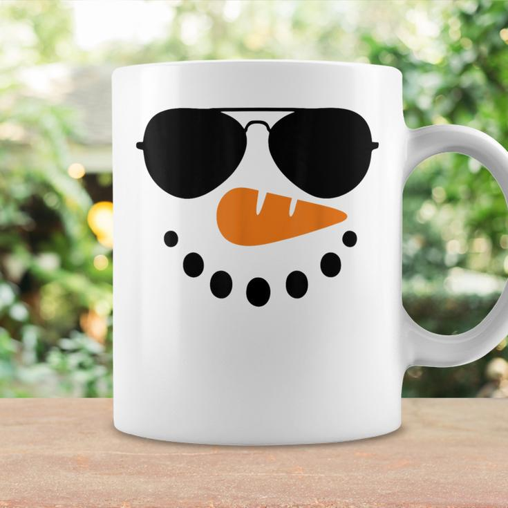 Snowman Face Family Christmas Matching Costume Kid Coffee Mug Gifts ideas