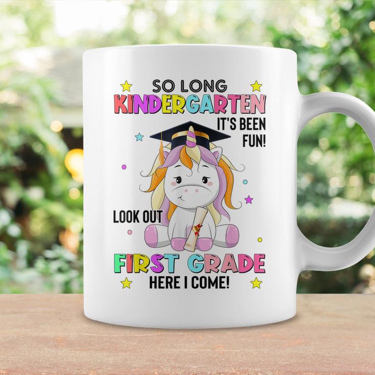 So Long Kindergarten Graduation Class 2024 Unicorn Girls Coffee Mug Gifts ideas