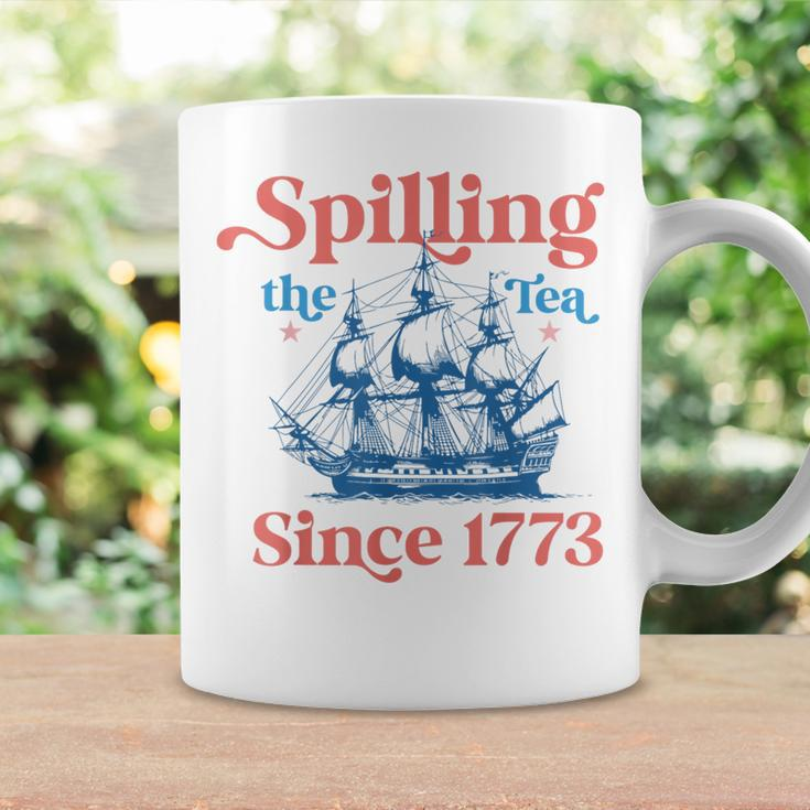 Spilling The Tea Since 1773 Vintage Us History Teacher Coffee Mug Gifts ideas