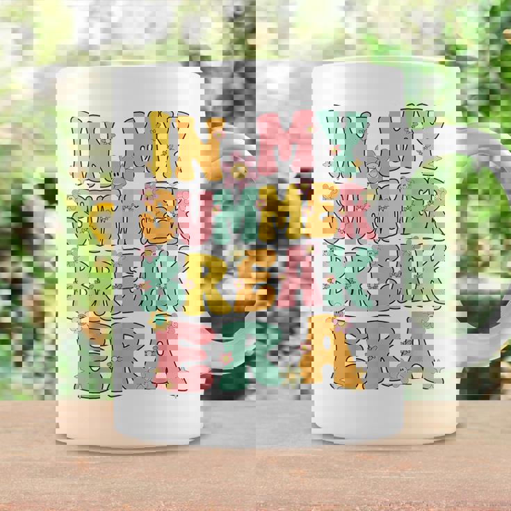 In My Summer Break Era Retro Groovy Summer Break Teacher Coffee Mug Gifts ideas