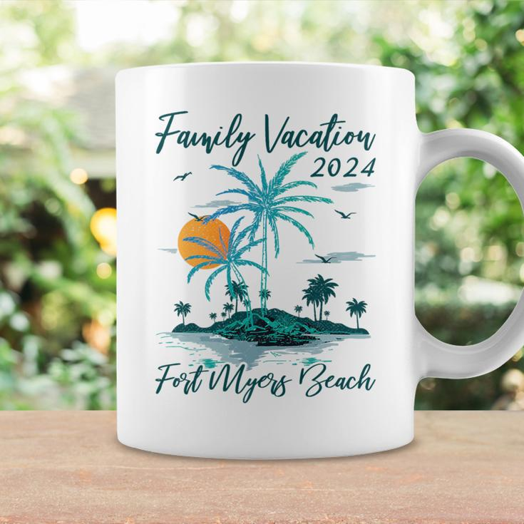 Summer Family Vacation 2024 Florida Fort Myers Beach Coffee Mug Gifts ideas