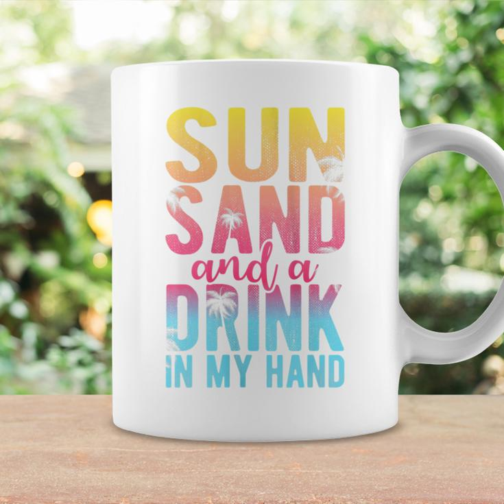 Sun Sand And A Drink In My Hand Bridesmaids Bachelorette Coffee Mug Gifts ideas