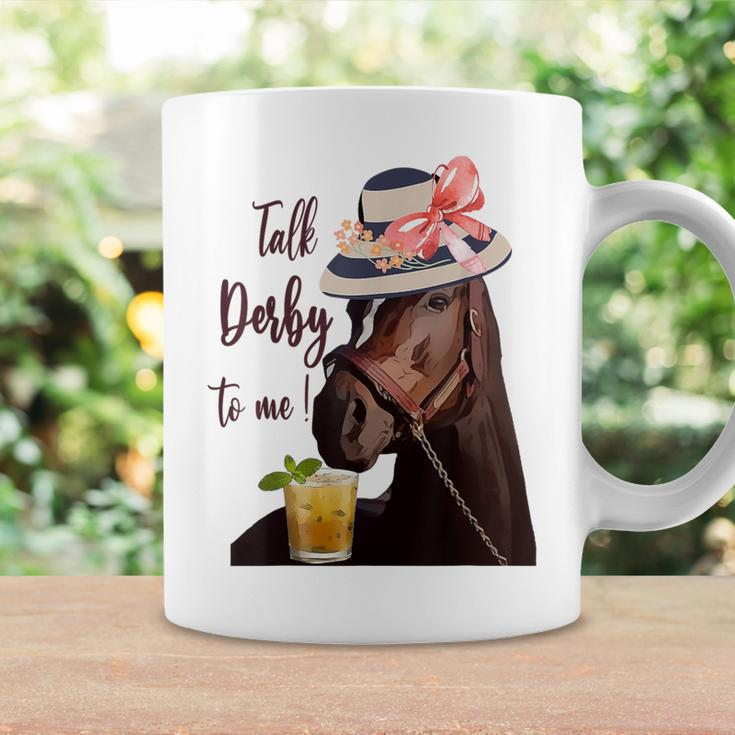 Talk Derby To Me-Mint Juleps-Derby Horse Racing Coffee Mug Gifts ideas