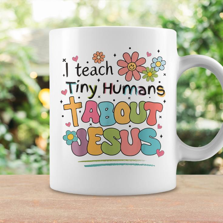 I Teach Tiny Humans About Jesus Christian Bible Teacher Coffee Mug Gifts ideas