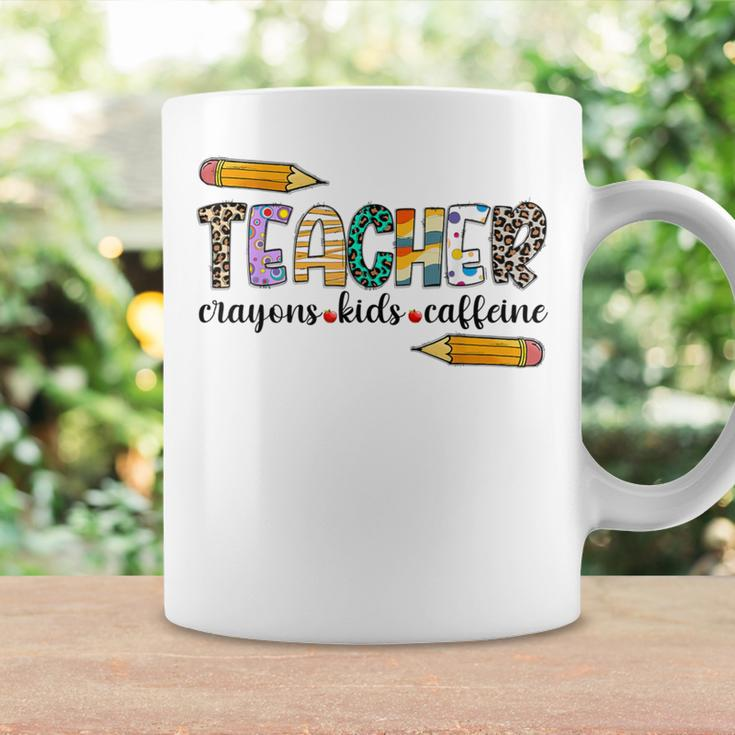 Teacher Crayons Kids Caffeine School For Women Coffee Mug Gifts ideas