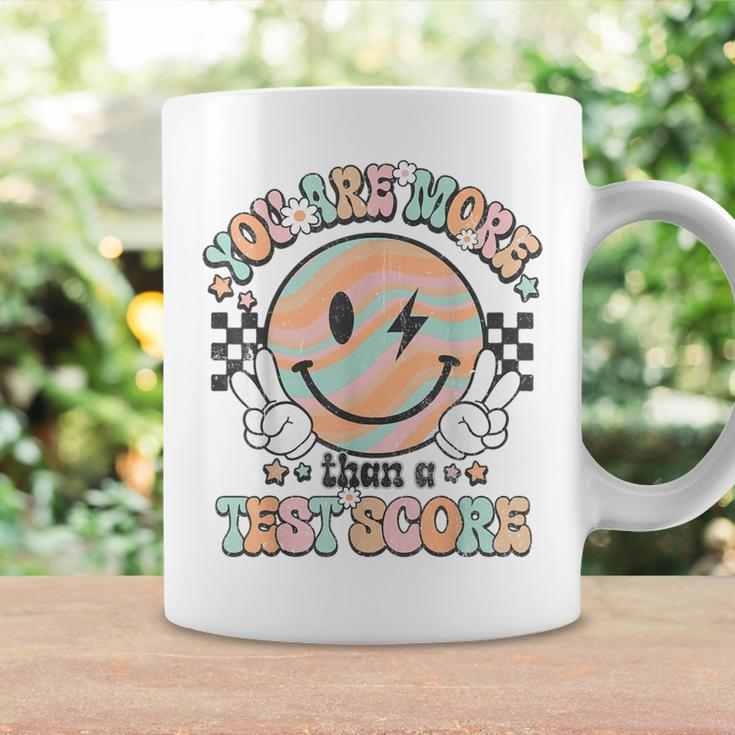 Teacher Groovy Smile You Are More Than A Test Score Testing Coffee Mug Gifts ideas
