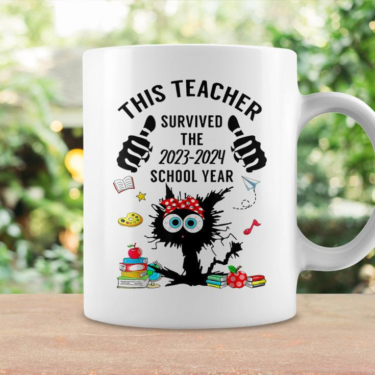 This Teacher Survived 2024 School Year Teacher Graduation Coffee Mug Gifts ideas