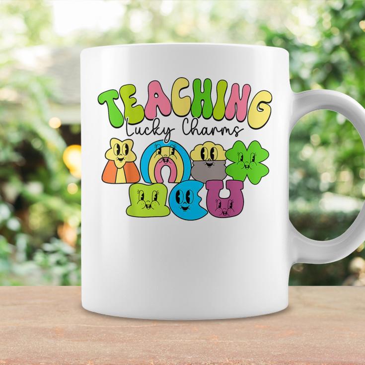 Teaching Lucky Charms Happy St Patrick's Day Irish Teacher Coffee Mug Gifts ideas