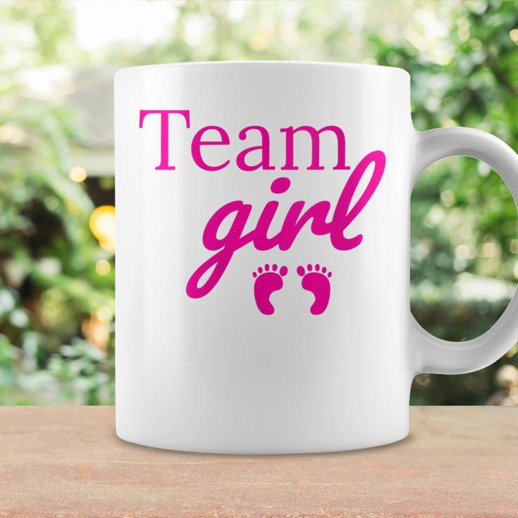 Team Girl Pink Baby Shower Gender Reveal Party Coffee Mug Gifts ideas