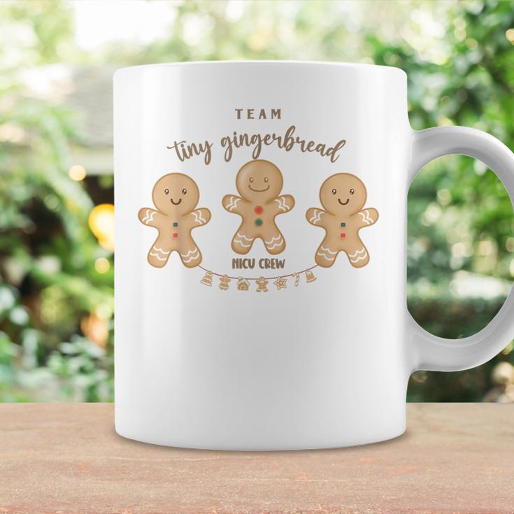 Team Tiny Gingerbread Nicu Crew Neonatal Icu Nurse Christmas Coffee Mug Gifts ideas