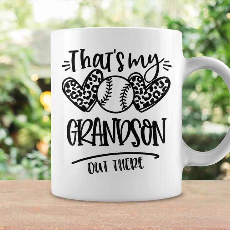 That's My Grandson Out There Baseball Grandma & Grandpa Coffee Mug Gifts ideas