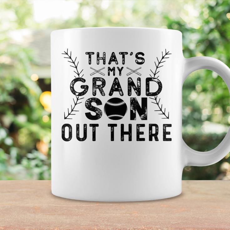 That's My Grandson Out There Baseball Grandma Coffee Mug Gifts ideas