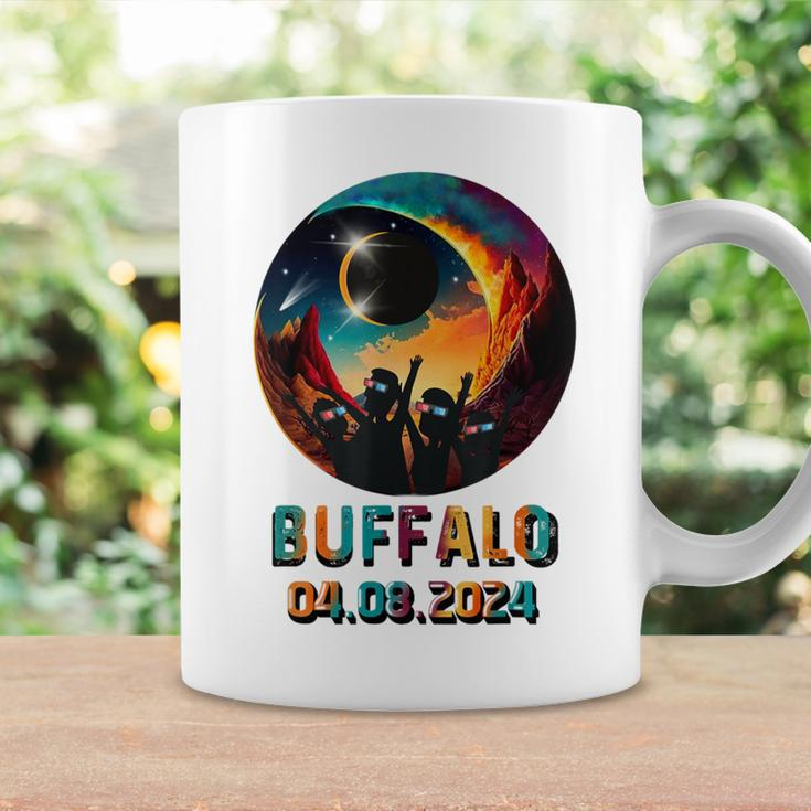 Total Solar Eclipse 2024 Totality Buffalo Coffee Mug Gifts ideas