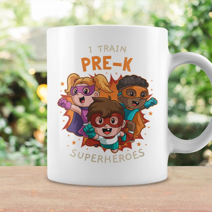 Train Pre-K Superheroes Back To School Teacher Coffee Mug Gifts ideas