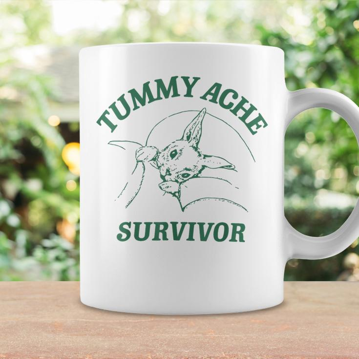 Tummy Ache Survivor Rabbit Meme Bunny Lover Coffee Mug Gifts ideas