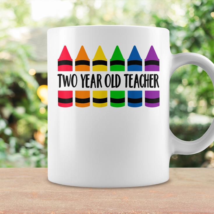 Two Year Old Teacher Crayon Cray Teacher Coffee Mug Gifts ideas